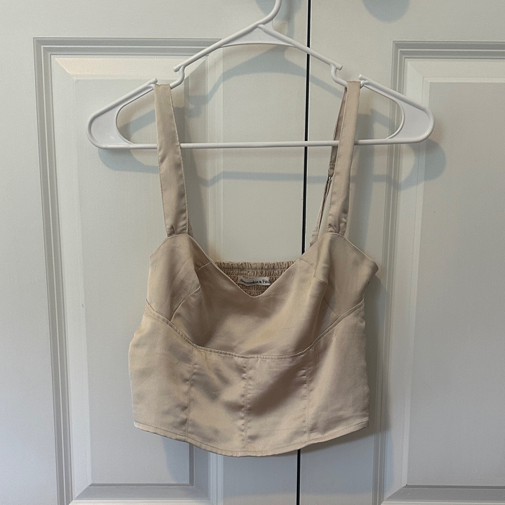 Abercrombie & Fitch Cream Tank Top